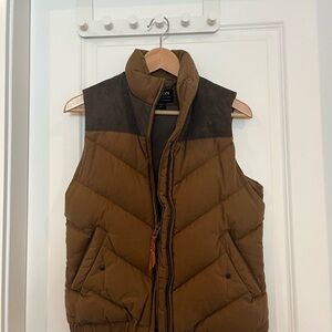 Women’s Filson Brown Quilted Down Vest